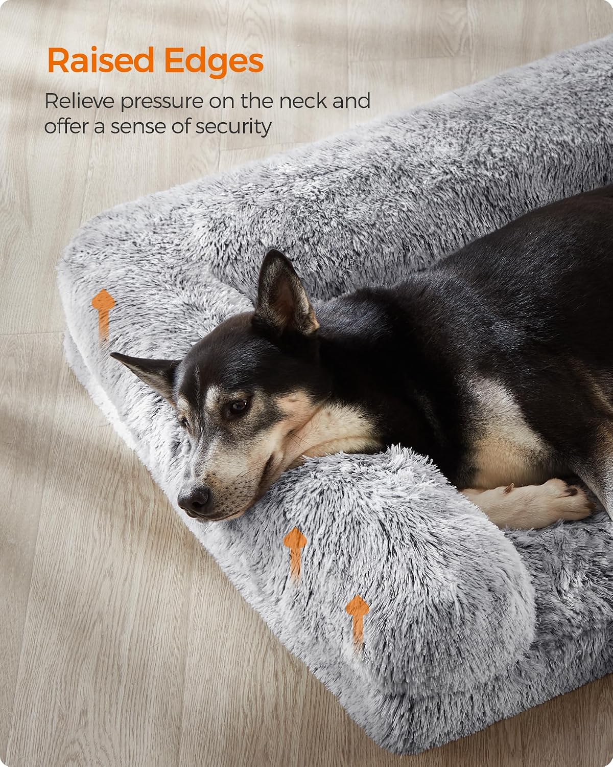 Thumbnail 2 de Feandrea FluffyHug Dog Bed XL 106x76x19cm