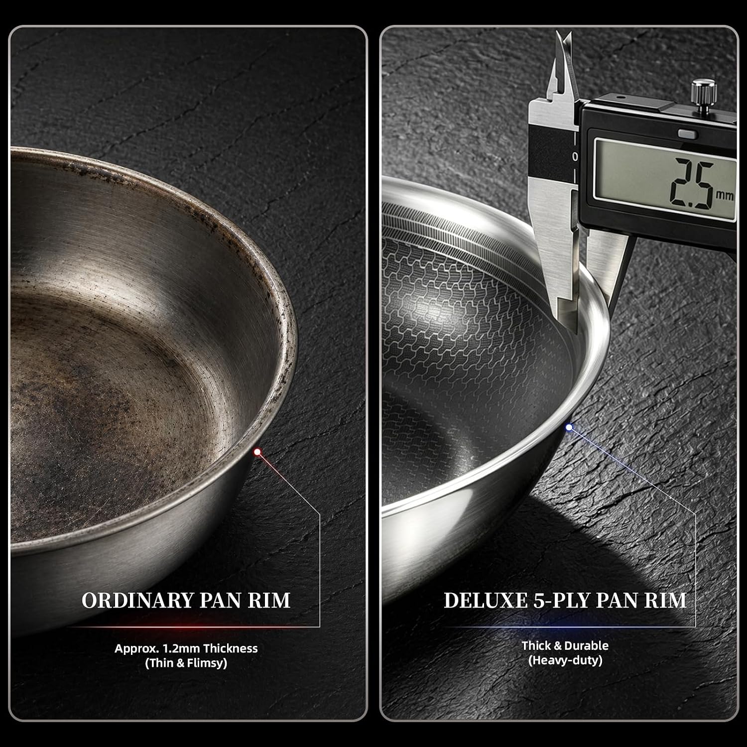 Thumbnail 5 de DELUXE Hybrid Ceramic 12-Inch Fry Pan