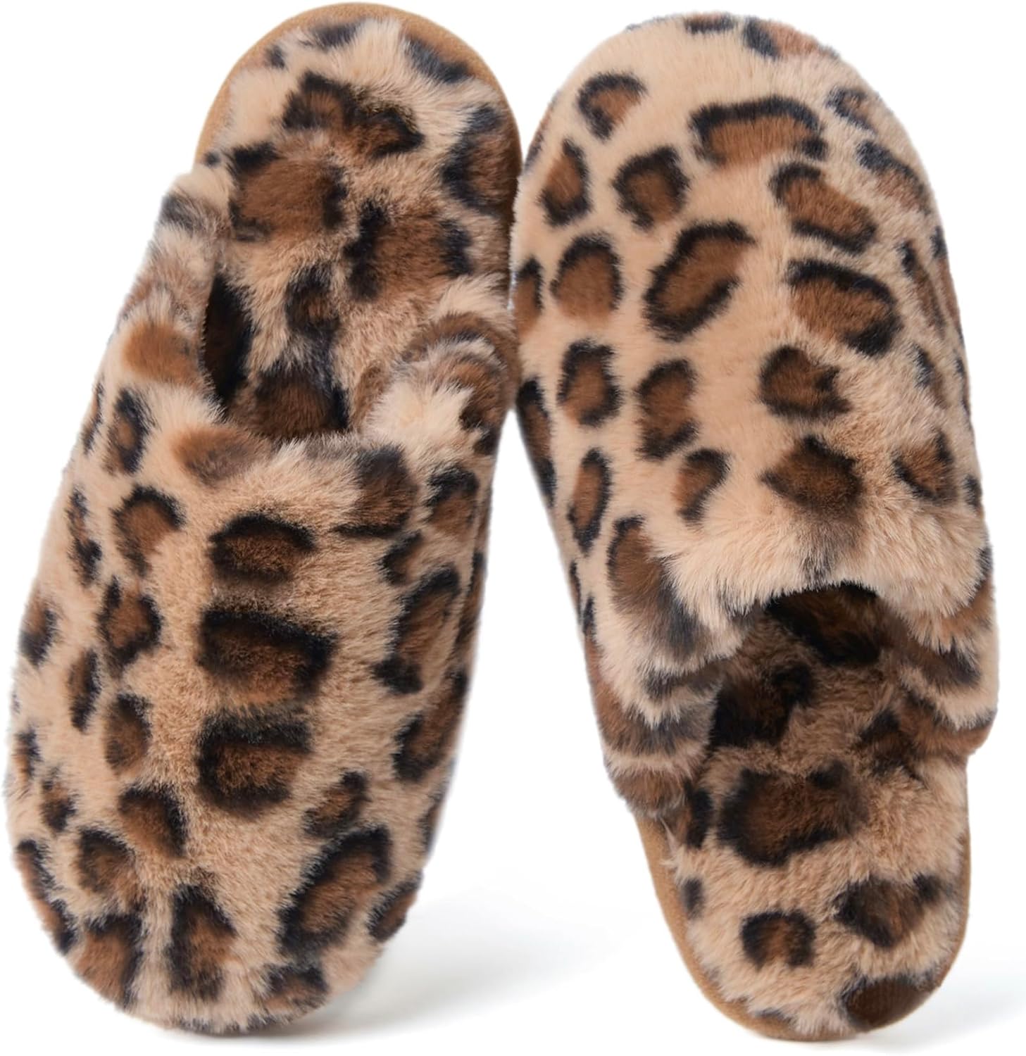 Detalle de Coswind pantoffels voor dames en heren met pluche voering en traagschuim