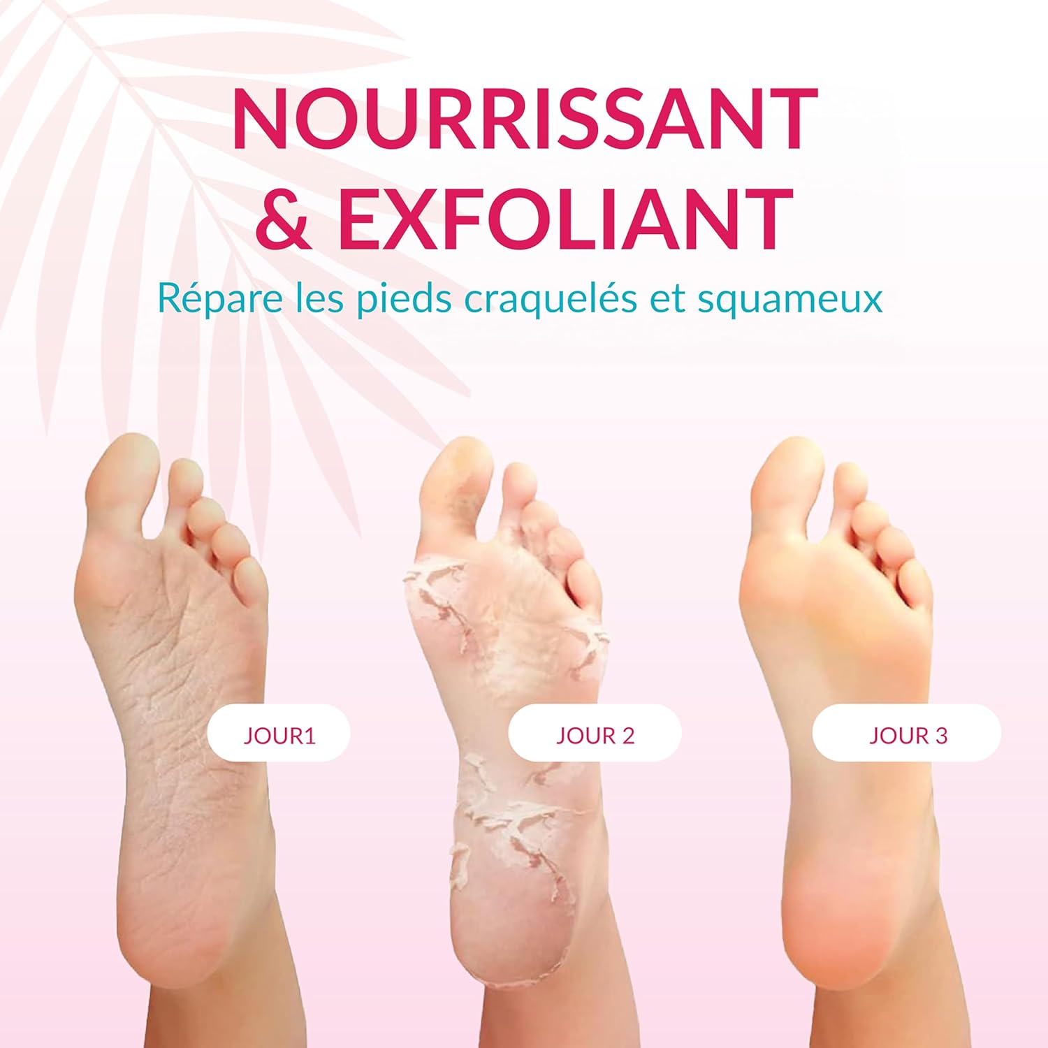 Detalle de Summer Foot masque premium pour les pieds – élimine callosités et laisse les pieds doux