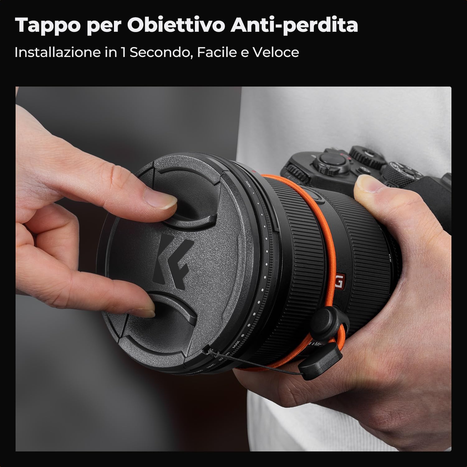 Thumbnail 4 de K&F CONCEPT Nano-Klear 62mm ND variabile ND2-ND400 (1–9 stop) con rivestimento nano e panno di pulizia