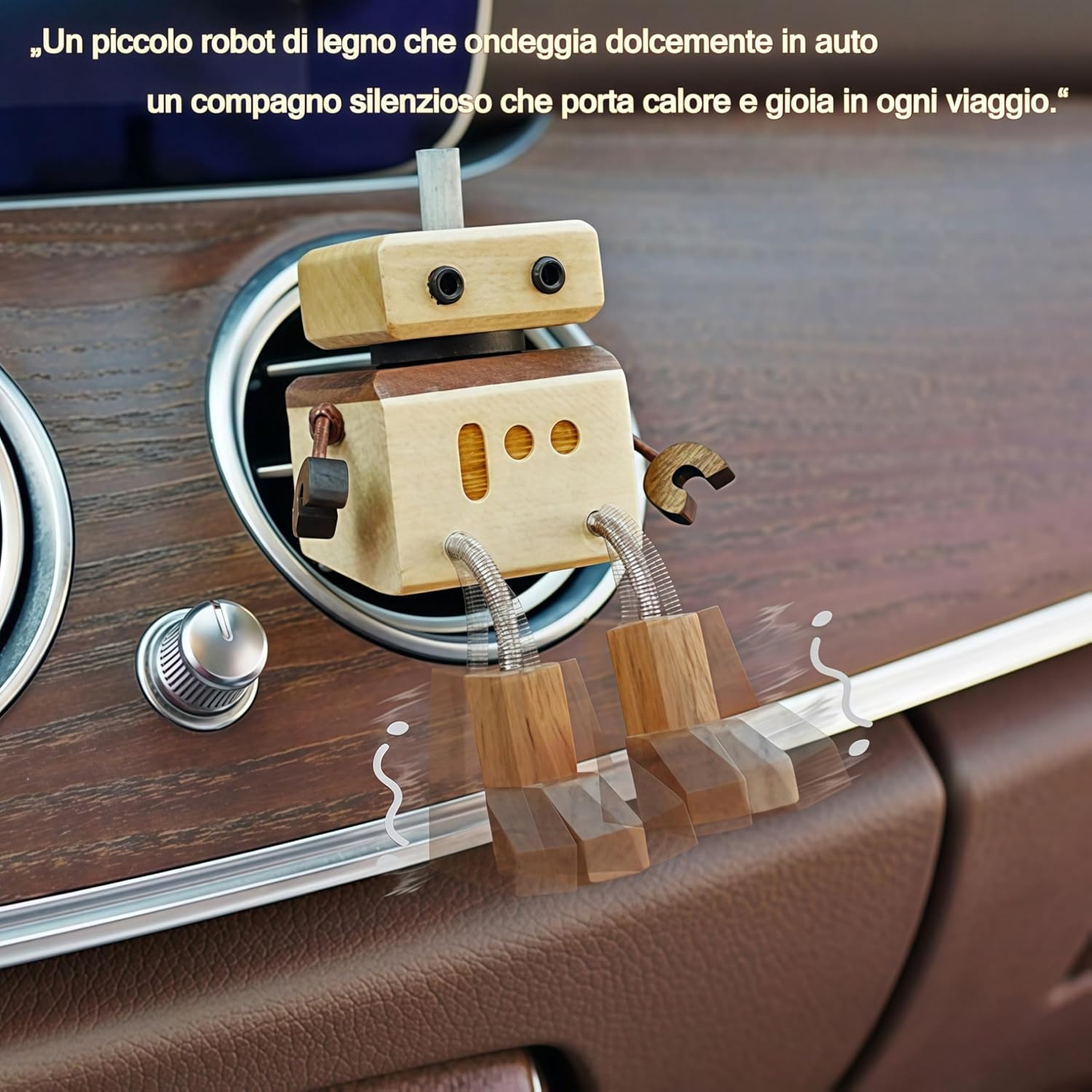 Detalle 2 de Profumatore Auto in Legno Oscillante 3 fragranze