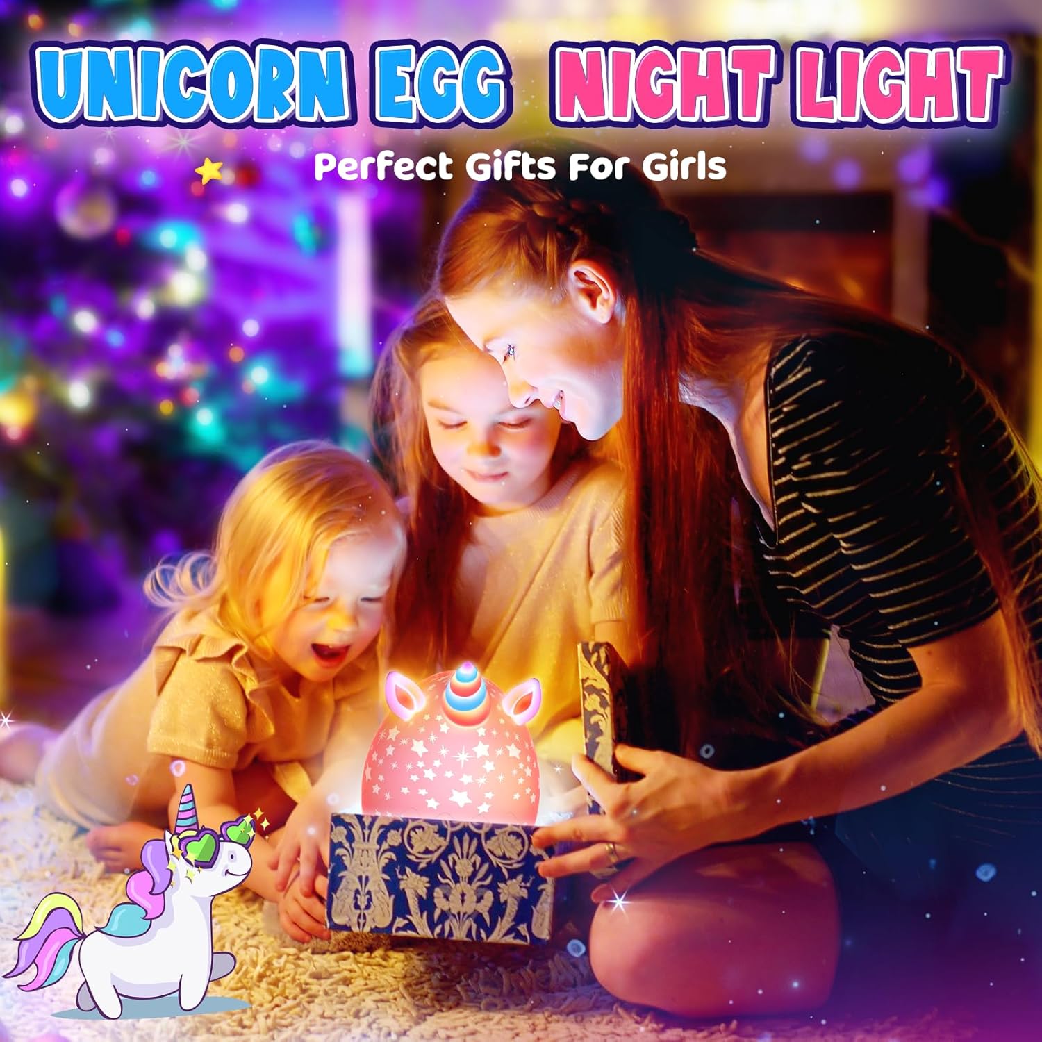 Thumbnail 6 de Proyector de cielo estrellado Unicornio Gschenke 4 en 1