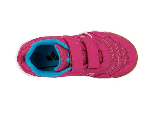 Detalle de Lico Boulder V Hallenturnschuhe für Kinder – Pink/Türkis, Größe 35 EU