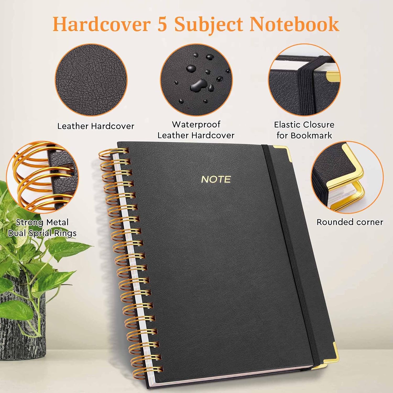 Thumbnail 3 de FREBLASO 5-Subject notebook 8x10 B5