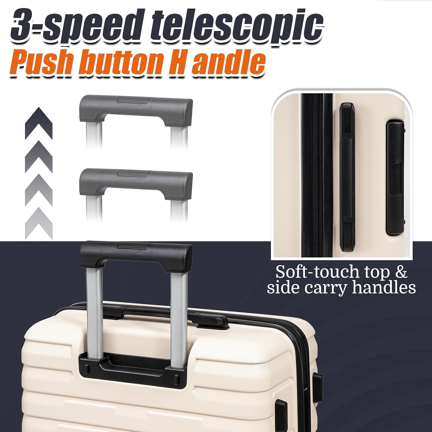 Detalle 2 de Cosbarn Hardshell Luggage Set in ABS