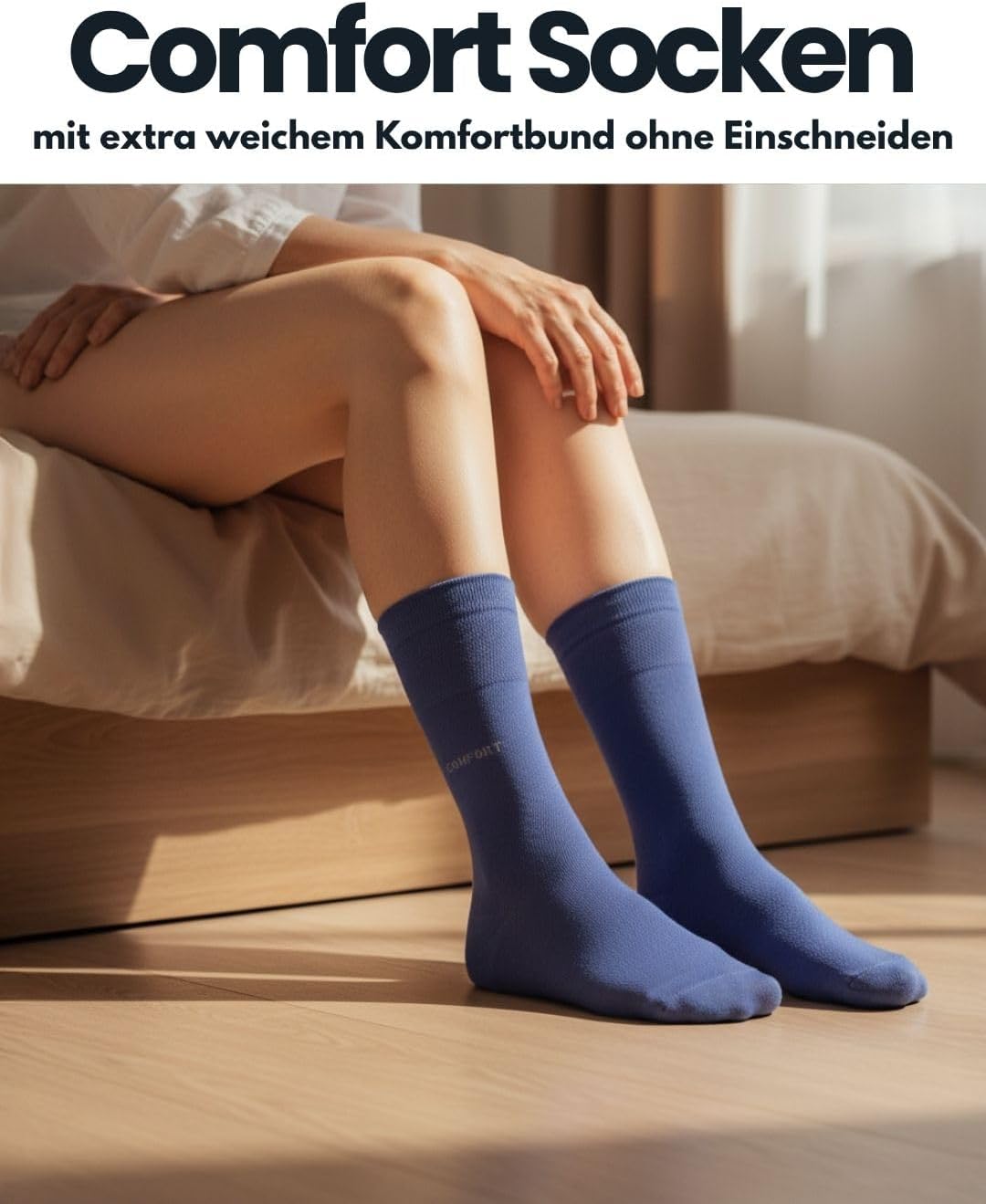 Thumbnail 1 de sockenkauf24 10 Paar Comfort Socken ohne Gummibund & ohne Naht für Damen und Herren