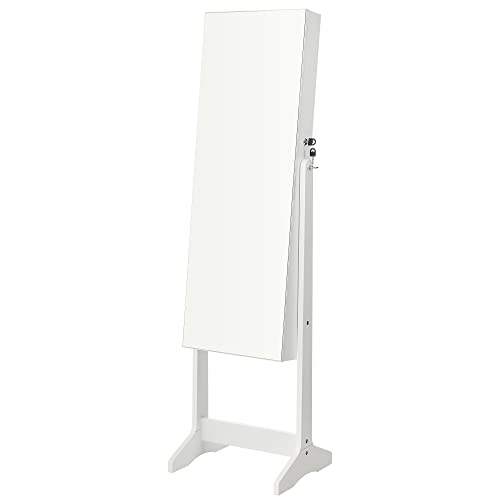 Thumbnail 8 de SONGMICS JJC002W01 Armoire à bijoux avec miroir intégral et 2 organiseurs amovibles