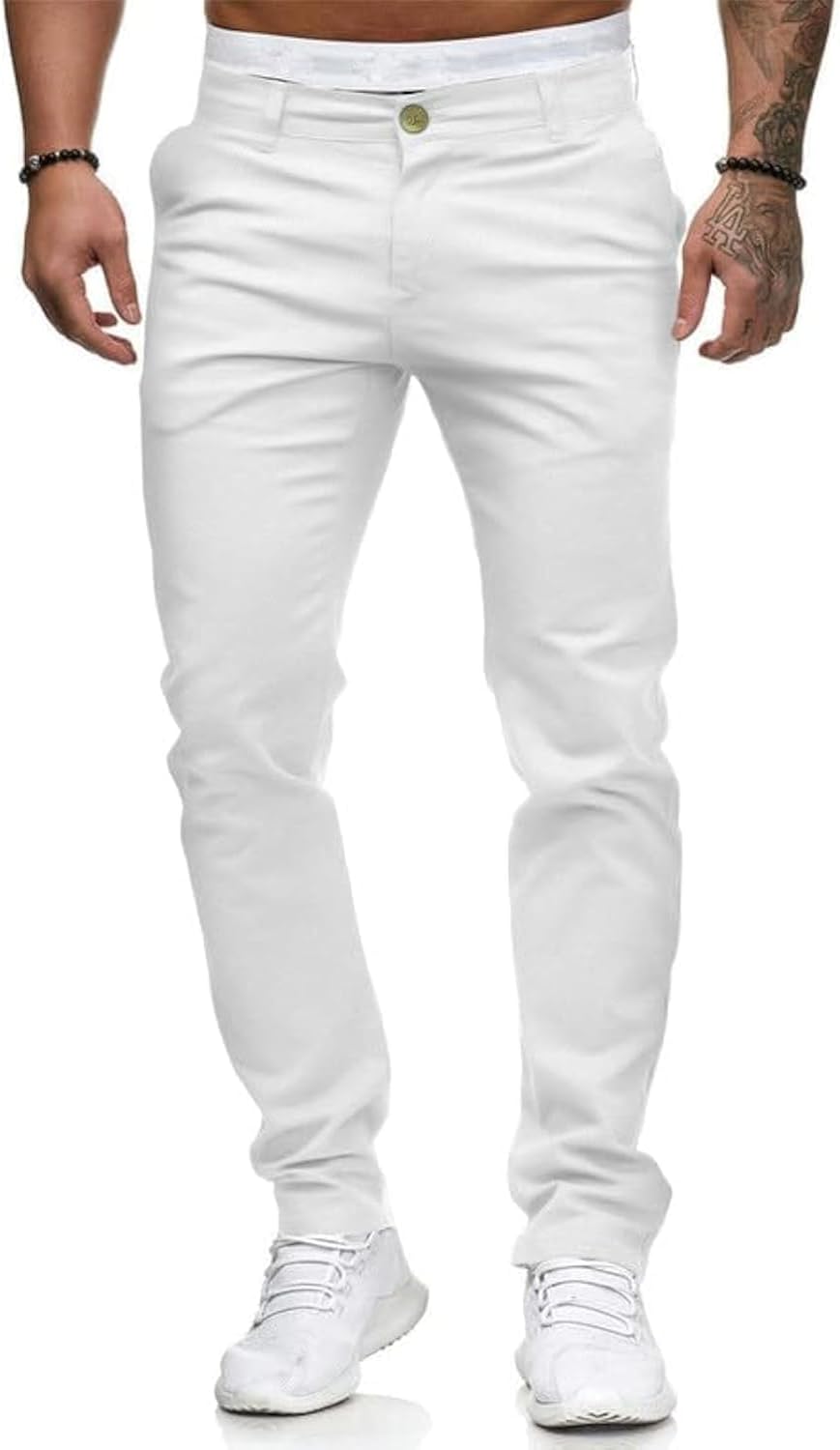 Thumbnail 5 de Mens Chinos Slim Fit Stretch 98% Cotton