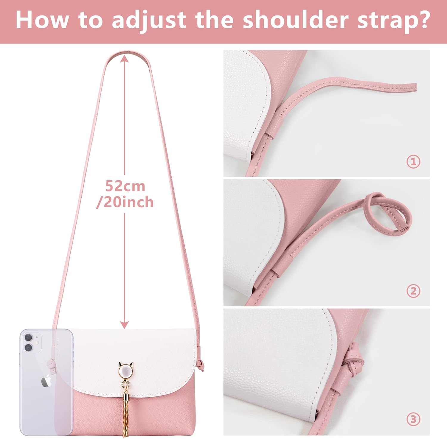 Thumbnail 5 de KALIDI Cat Shape Crossbody Bag