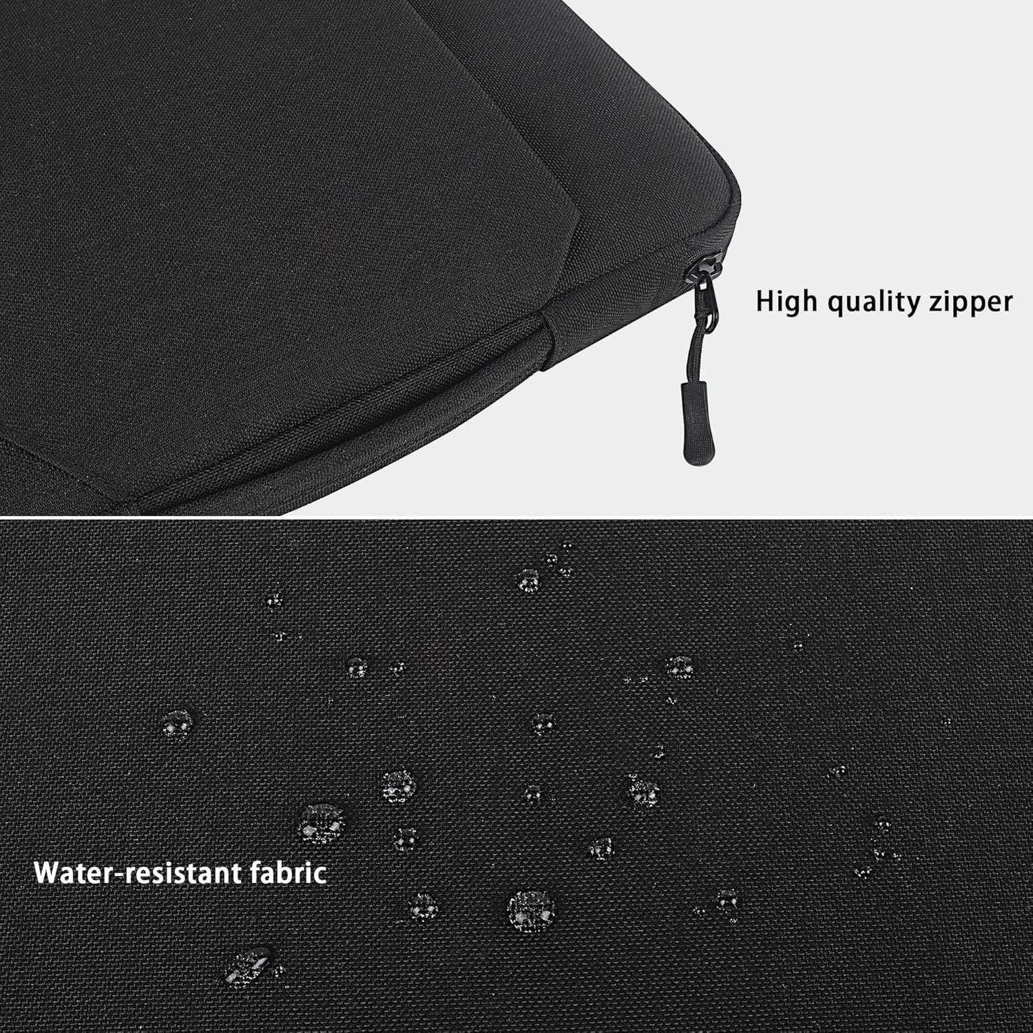 Thumbnail 4 de ROEPHY Laptoptasche 14 Zoll, wasserabweisende Notebooktasche für 13,8-Zoll & 14-Zoll Laptops, schwarz