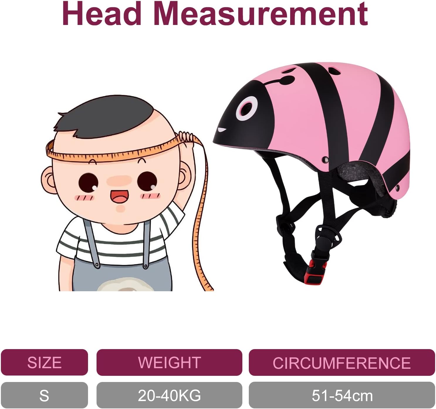 Detalle de LZDMY Casque vélo enfant ajustable respirant (2 à 5 ans) avec protections