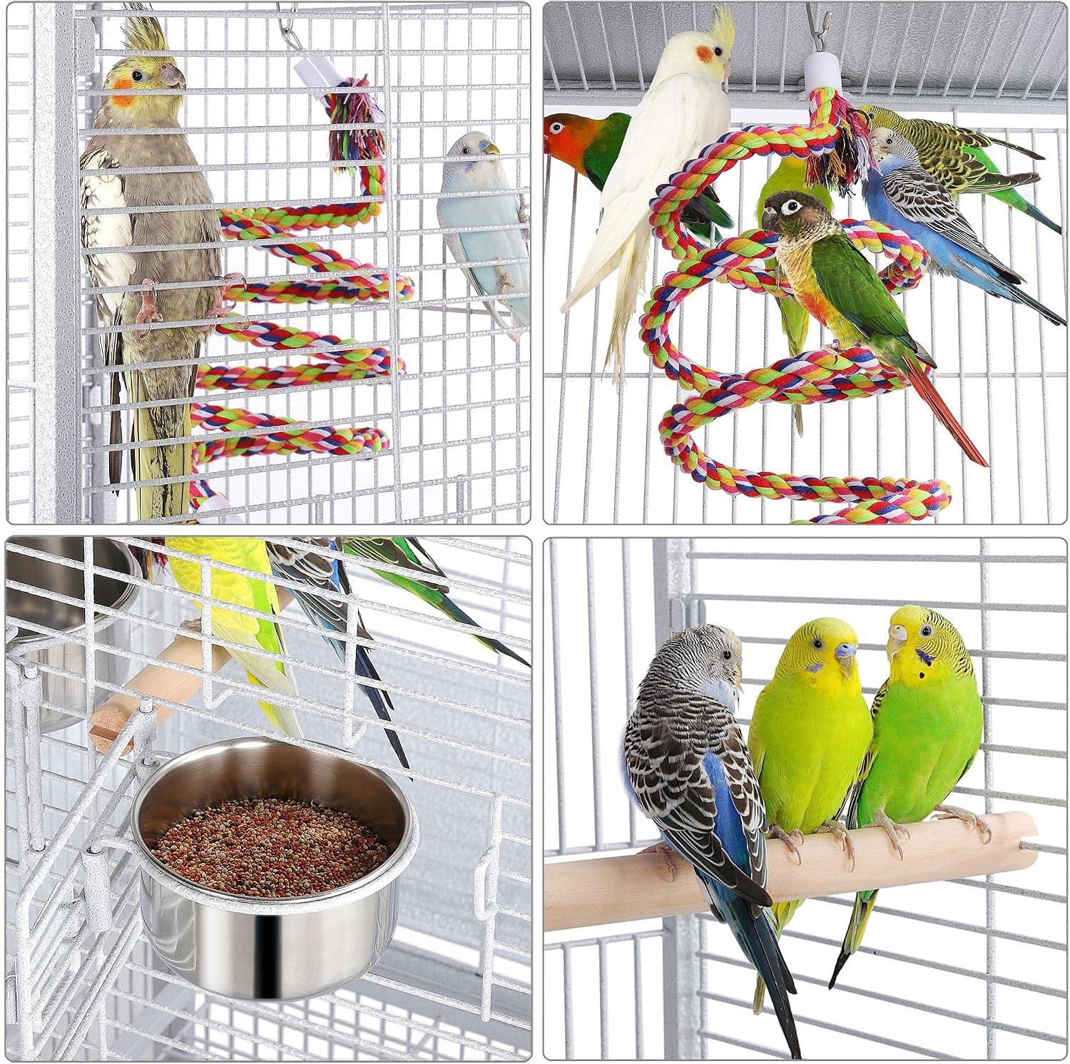Detalle 2 de Yaheetech Parrot Cage 156cm Large Bird Cage