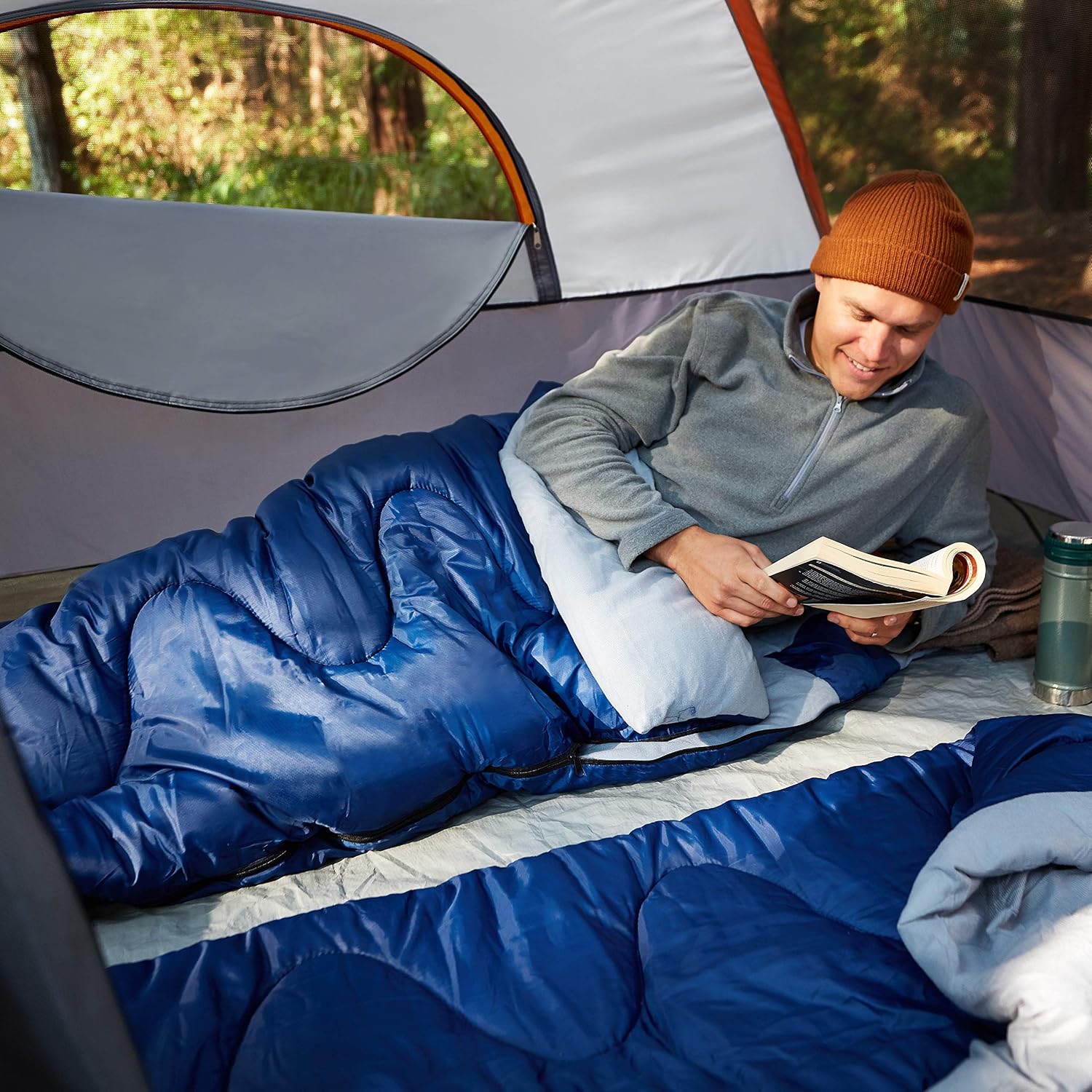 Thumbnail 6 de Amazon Basics 4-Person Dome Tent with Rainfly for Three-Season Camping