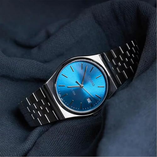 Detalle 2 de Casio COLLECTION Men MTP-B145D-2A2VEF: reloj de acero inoxidable para un estilo sobrio y diario