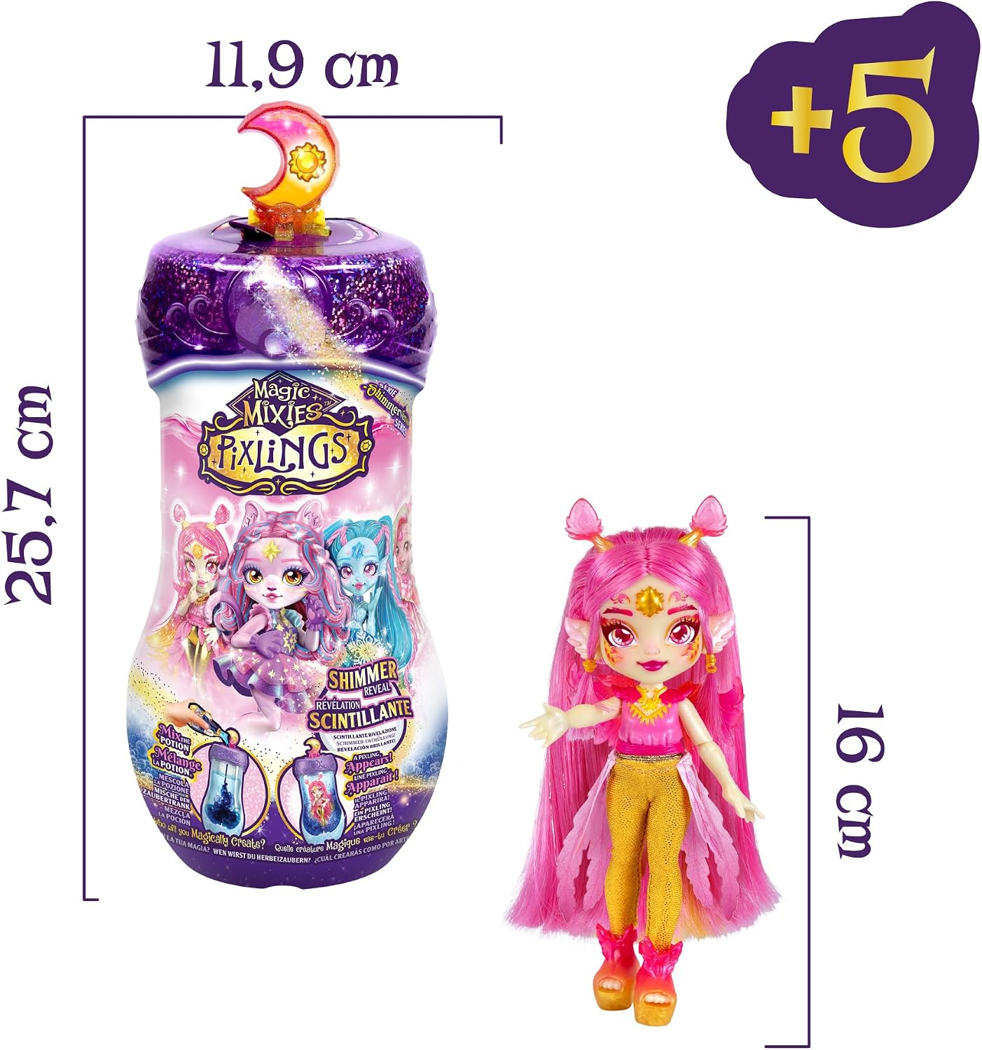 Thumbnail 1 de Magic Mixies Pixlings Bambola 15 cm