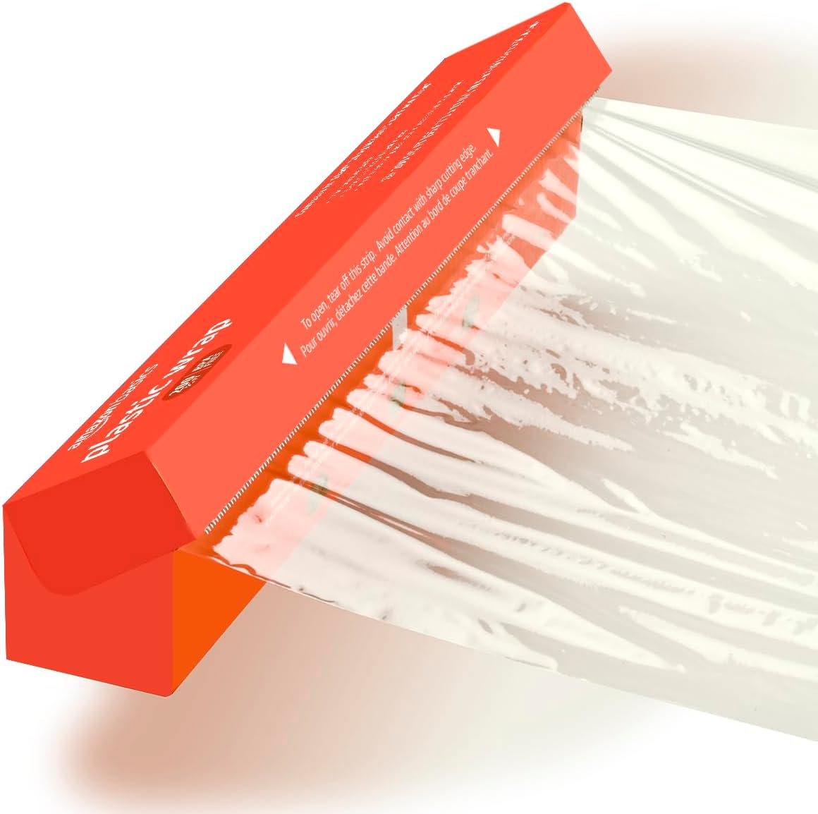 Detalle de Amazon Basics Plastic Food Wrap, BPA Free, Microwavable, 200 Sq Ft (Pack of 1)