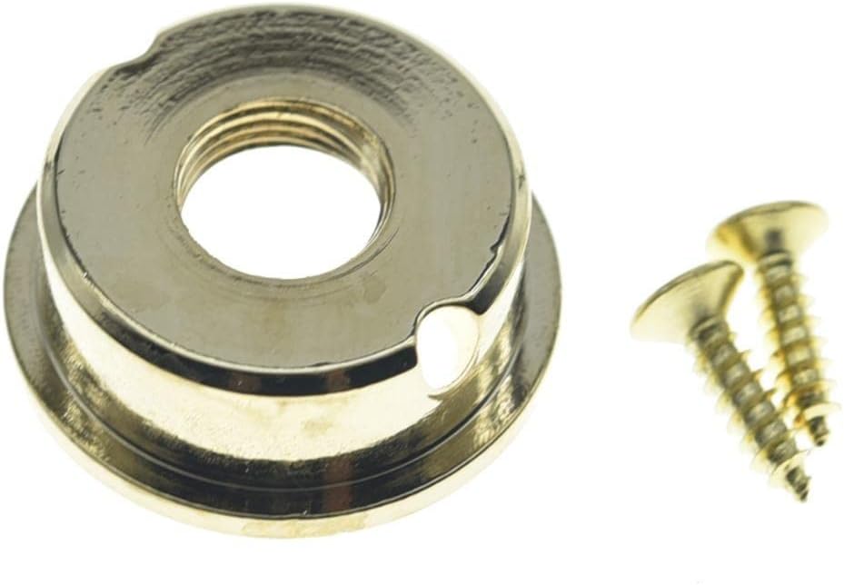 Detalle de KAISH Brass Guitar Jack Plate