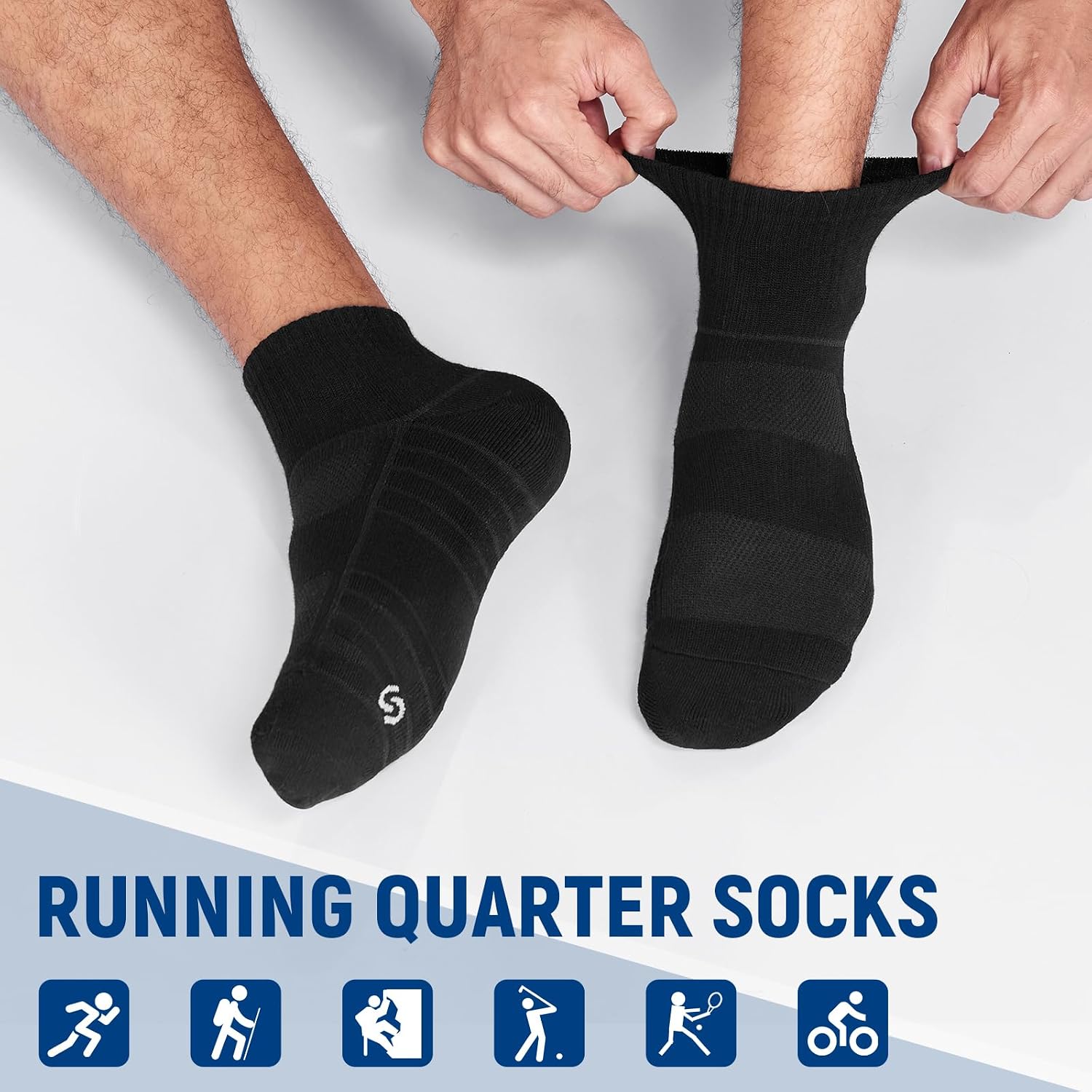 Thumbnail 4 de coskefy Sports Quarter Ankle Socks 6 pairs