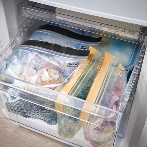 Detalle 2 de Ikea Istad Sacchetti richiudibili: 50 pezzi (25x 1,2 L e 25x 2,5 L) per freezer, colore viola