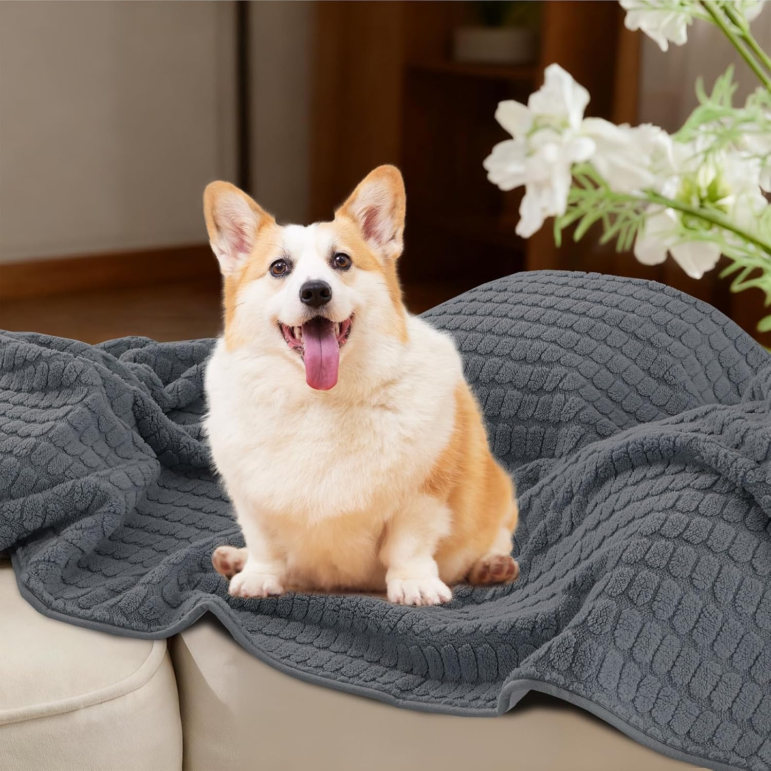 Thumbnail 6 de H.Versailtex waterproof pet blanket 229x218cm