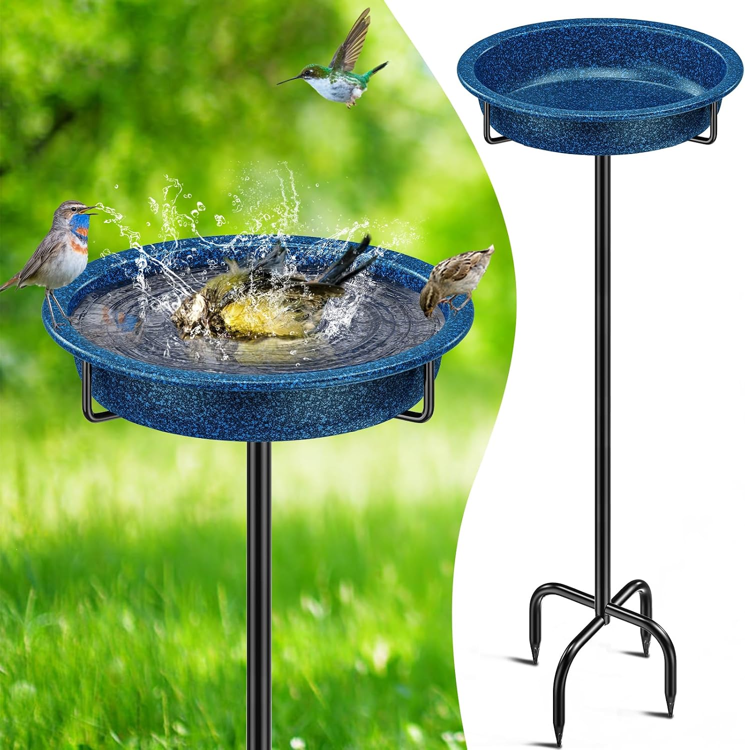 Detalle de YALINKA Bird Bath, 38-Inch