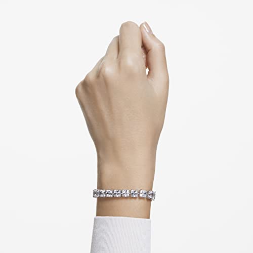Detalle 2 de Swarovski Pulsera Millenia blanca pequeña, talla cuadrada 💍