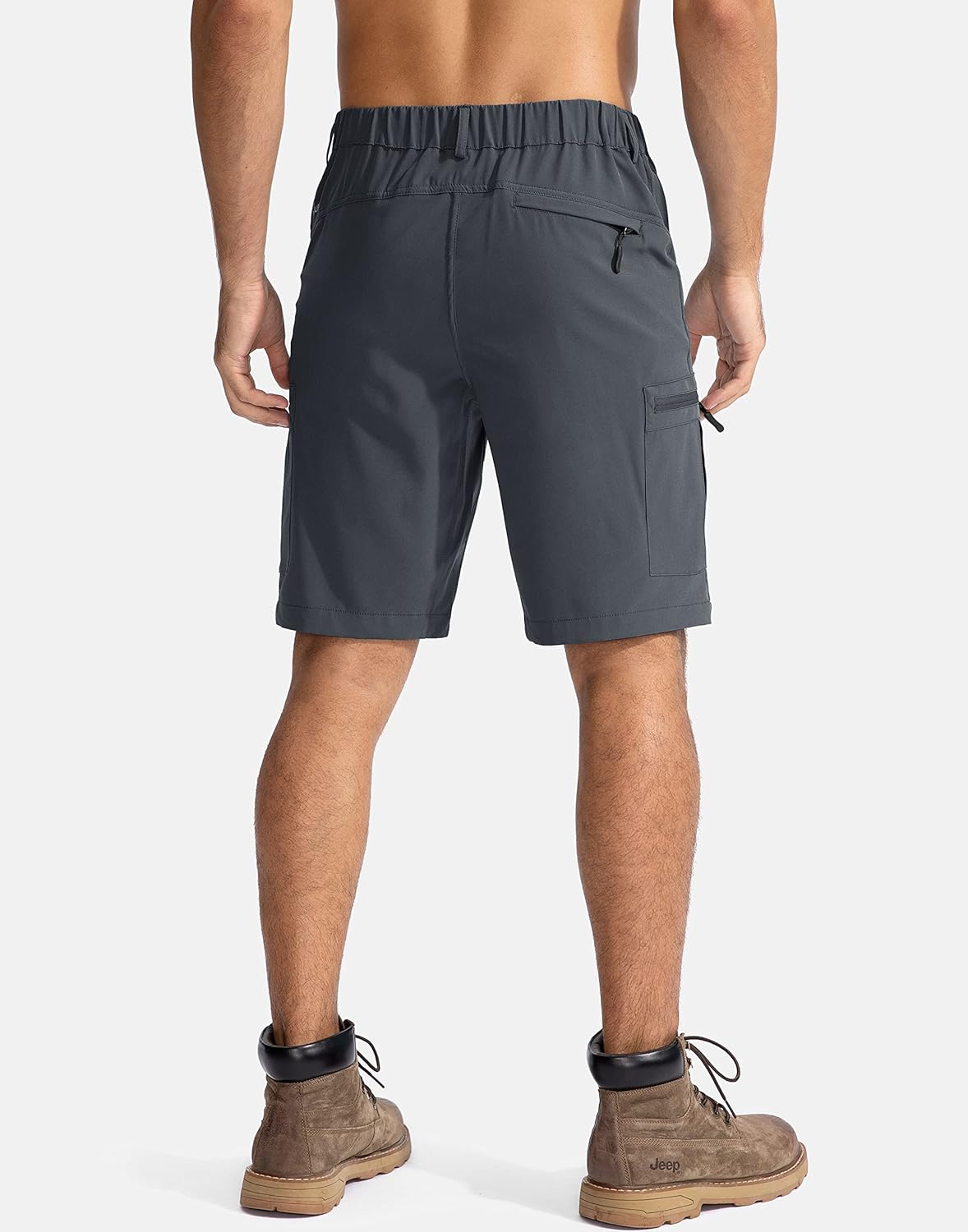 Thumbnail 2 de Pudolla Men’s Hiking Cargo Shorts with 5 Zipper Pockets (9/7/11 in Lightweight Outdoor Shorts)