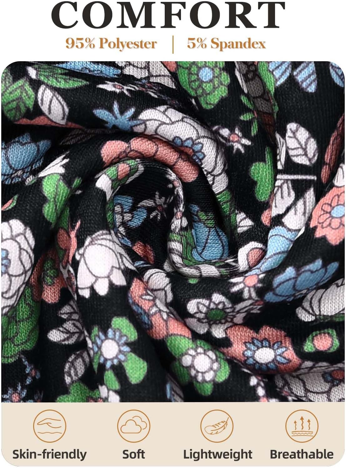 Thumbnail 4 de heekpek Camiseta manga larga mujer estampado floral