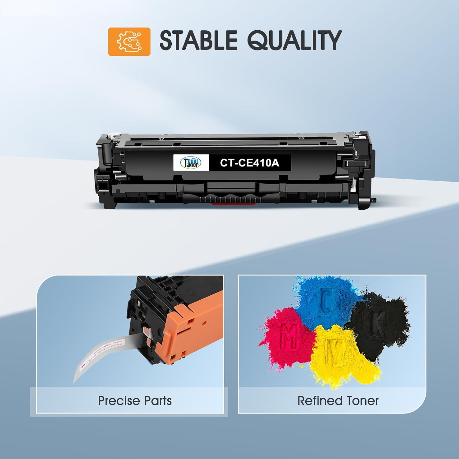 Detalle de Cool Toner 305A Toner Cartridge 4-Pack for HP LaserJet Pro Color Printers