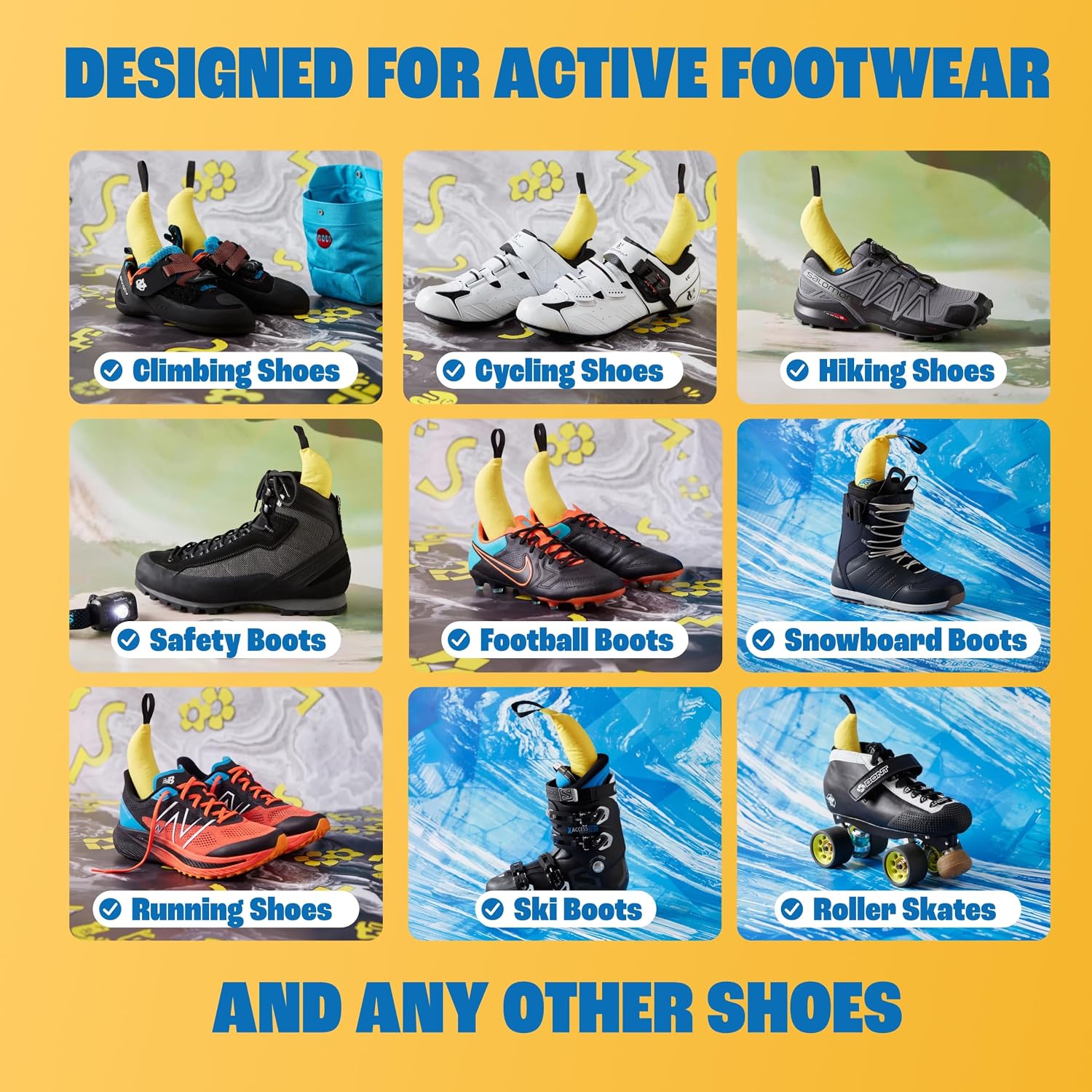 Thumbnail 4 de Boot Bananas Original Shoe Deodorisers, Banana-Shaped Fresheners - Reusable