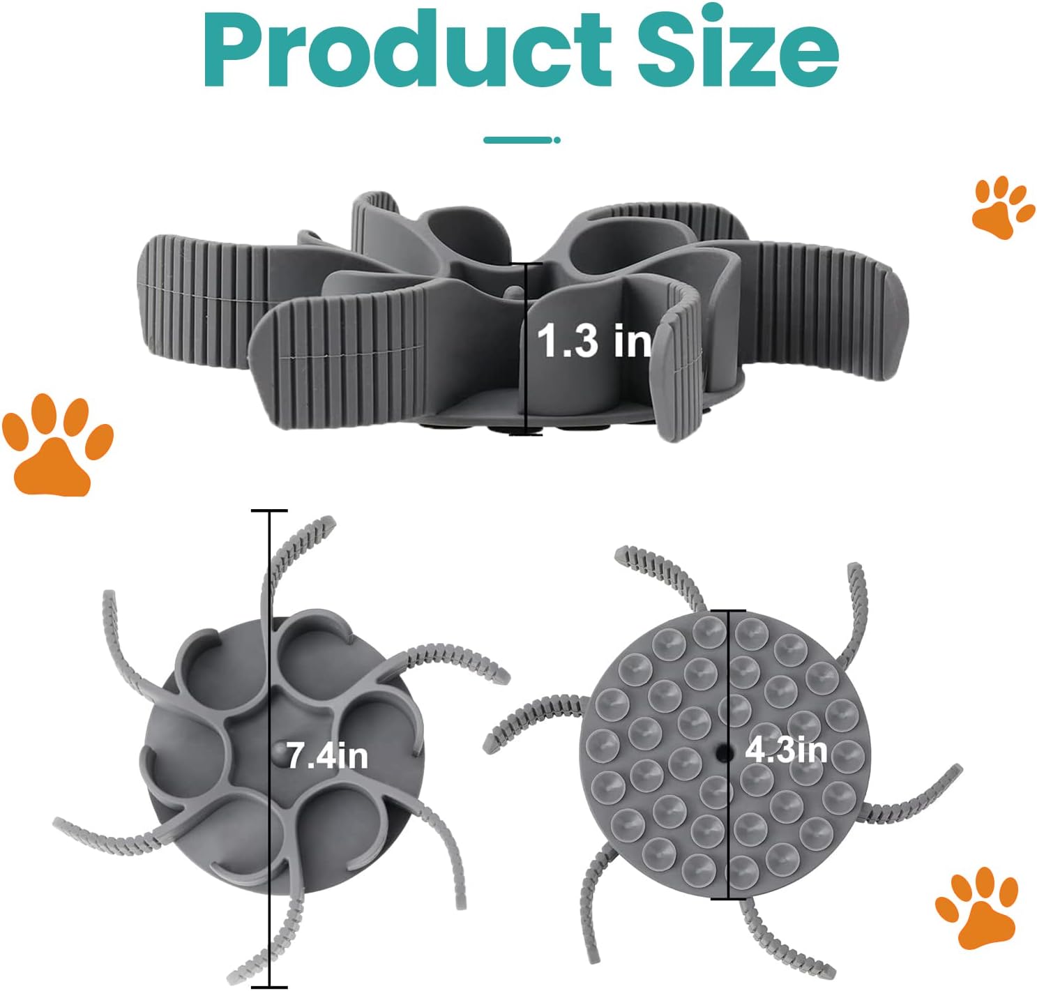 Detalle 2 de ICOUVA Slow Feeder Dog Bowl Insert