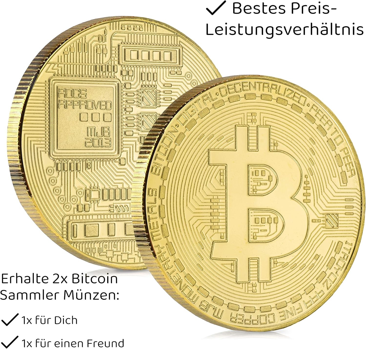 Thumbnail 3 de Satoshi Nakamoto Bitcoin Münze 2x