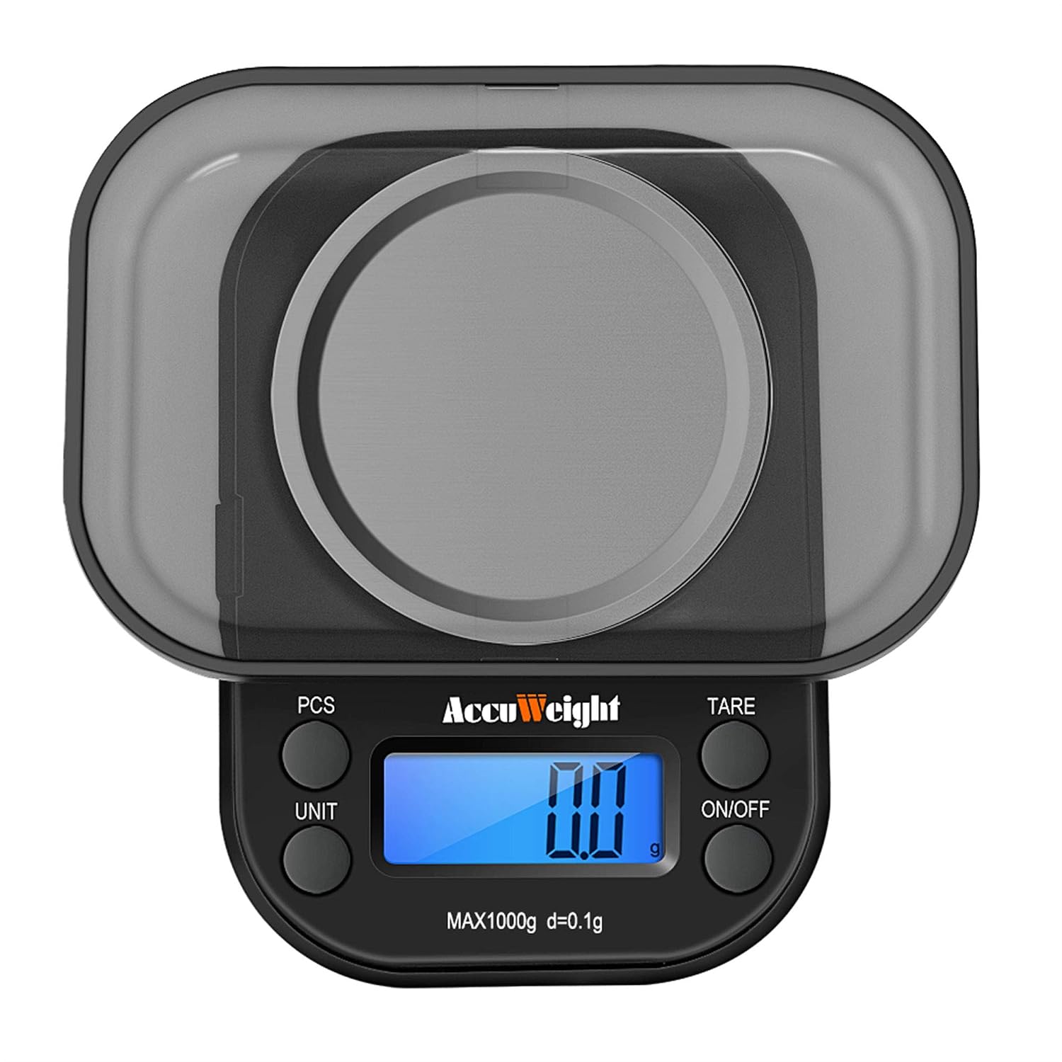 Detalle de ACCUWEIGHT Mini Pocket-weegschaal, 1.000 g met 0,1 g resolutie