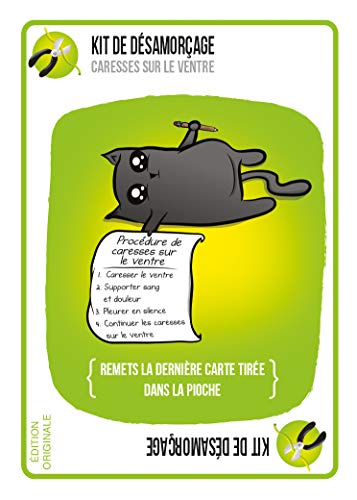 Detalle de Asmodee Exploding Kittens – Jeu de Base (Cartes d’Ambiance)