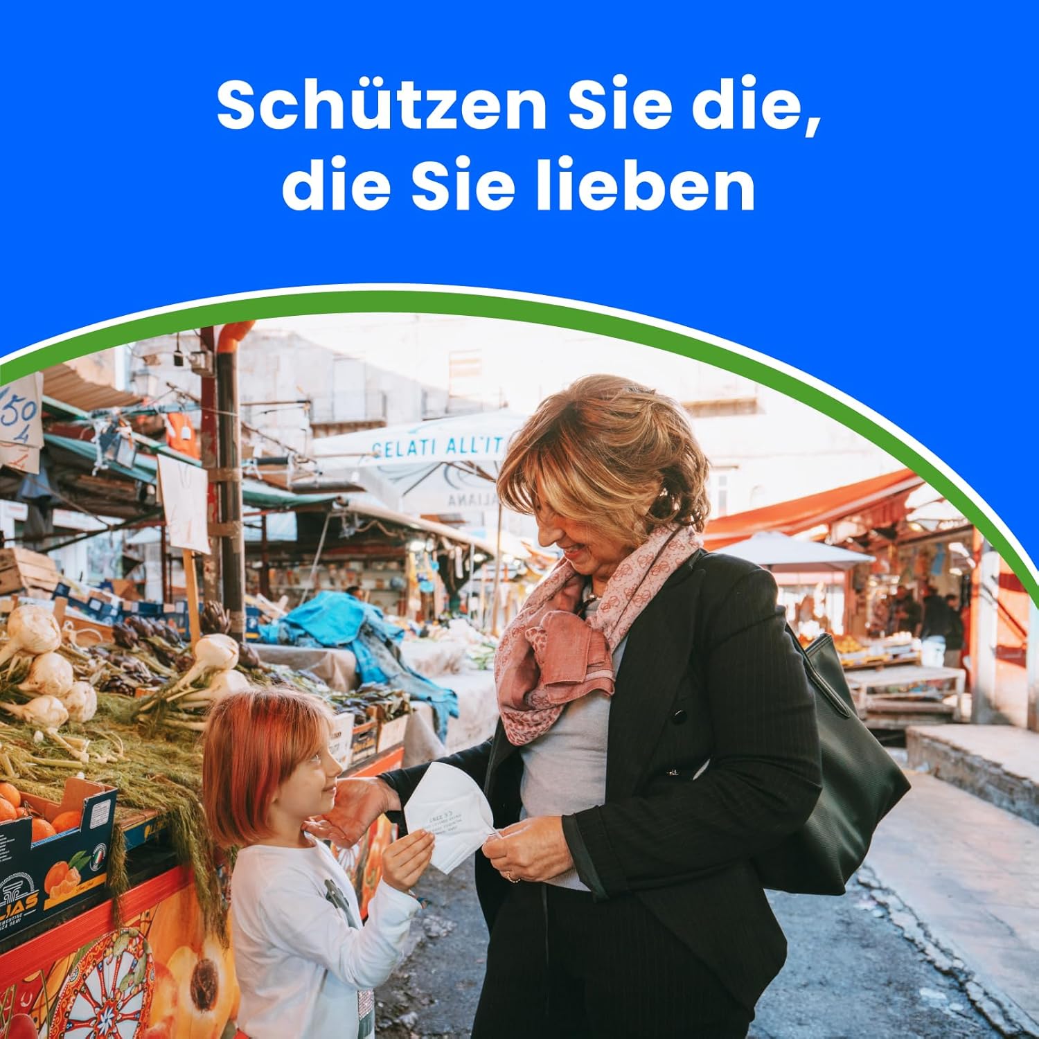 Detalle 2 de ADESTE – 50x FFP2 Maske, 5‑lagig, ventillose Mundschutzmaske EN 149:2001+A1:2009, Weiß, einzeln verpackt
