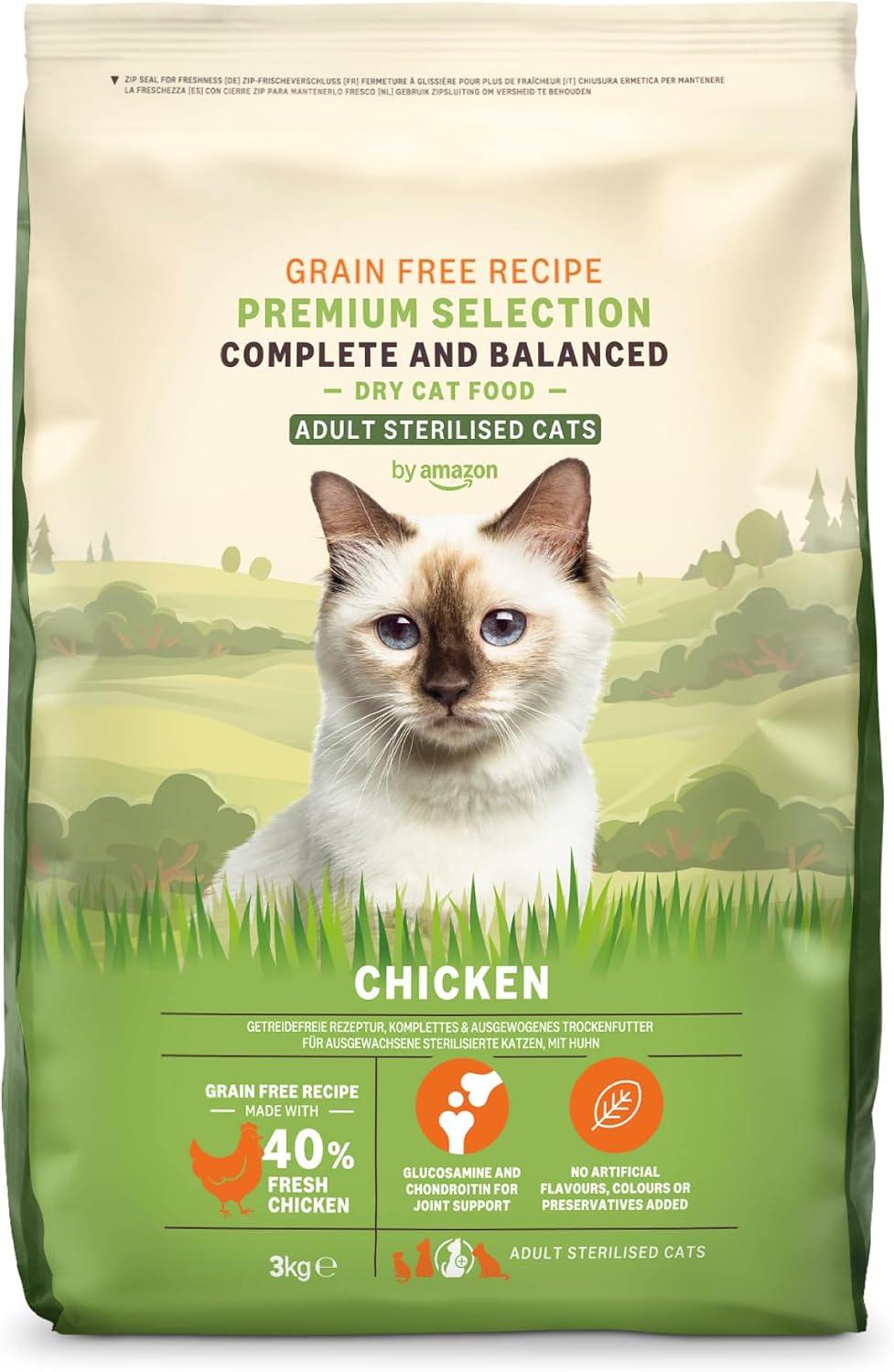 Detalle de by Amazon Alimento seco para gatos esterilizados