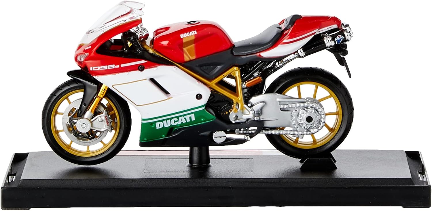 Detalle de Maisto Ducati 1098S M34007-07024 schaalmodel 1:18 met metalen behuizing