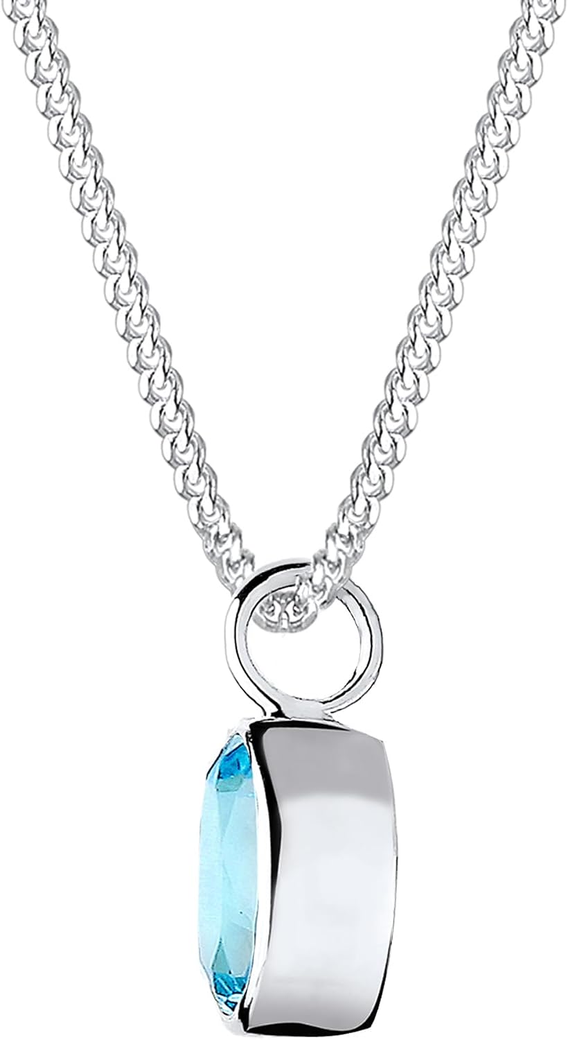 Thumbnail 3 de Elli Damen-Kette 925 Silber Topas Blau