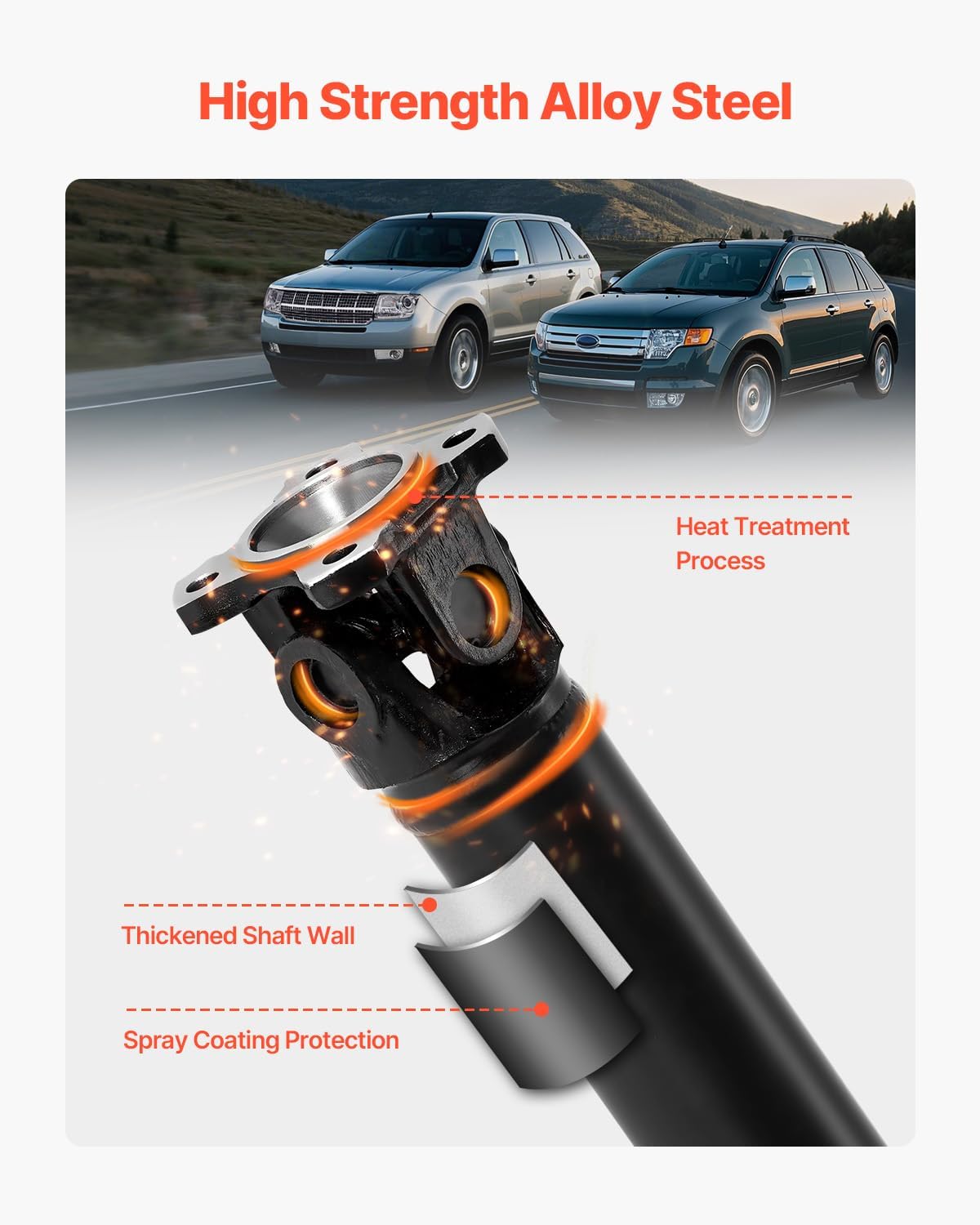 Detalle de VEVOR Rear Driveshaft Assembly, Alloy Steel