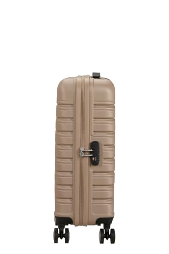 Detalle de American Tourister Flashline Spinner 55: Maleta rígida de mano (55 x 40 x 20 cm) en Dorado Marfil