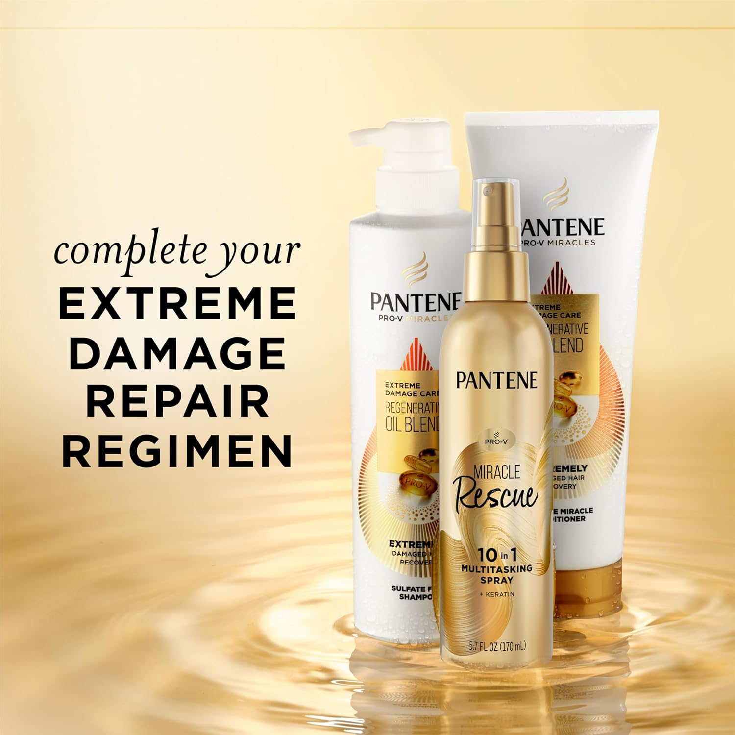 Thumbnail 6 de Pantene Miracle Rescue 10in1 Multitasking Spray with Keratin & Pro-Vitamin B5