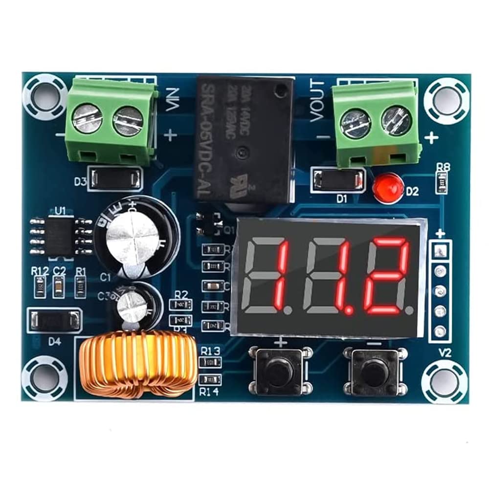 Detalle de Heemol XH-M609 batterimonitor för DC 12–36 V med underspänningsskydd