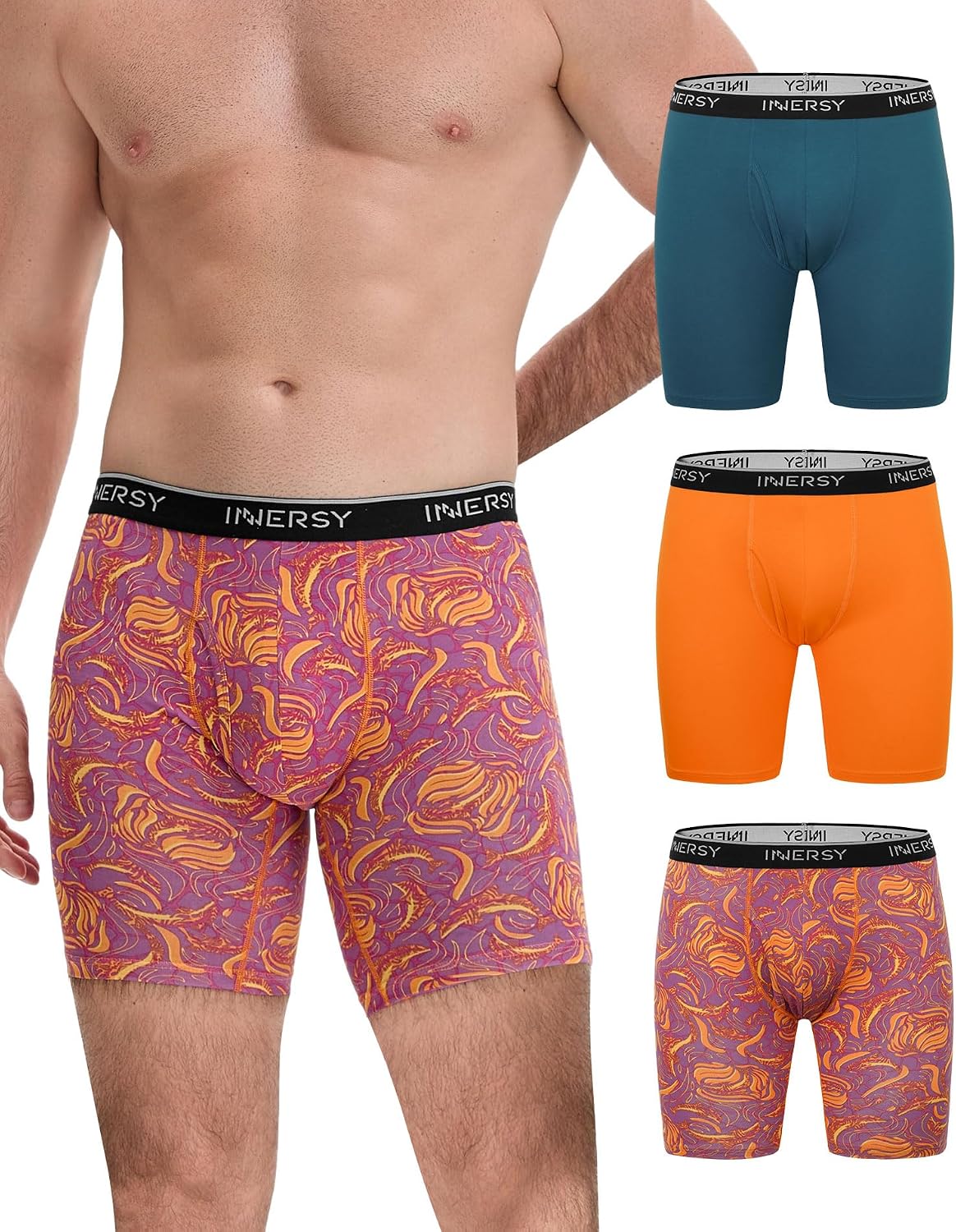 Thumbnail 6 de INNERSY Boxer cotone retrò 3 pezzi
