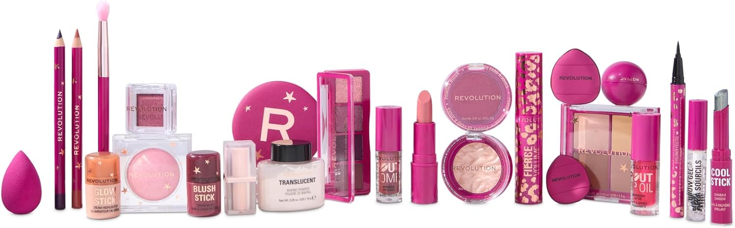 Detalle de Revolution Makeup Advent Calendar 2025 – 24 essentiels beauté vegan et non testé sur les animaux