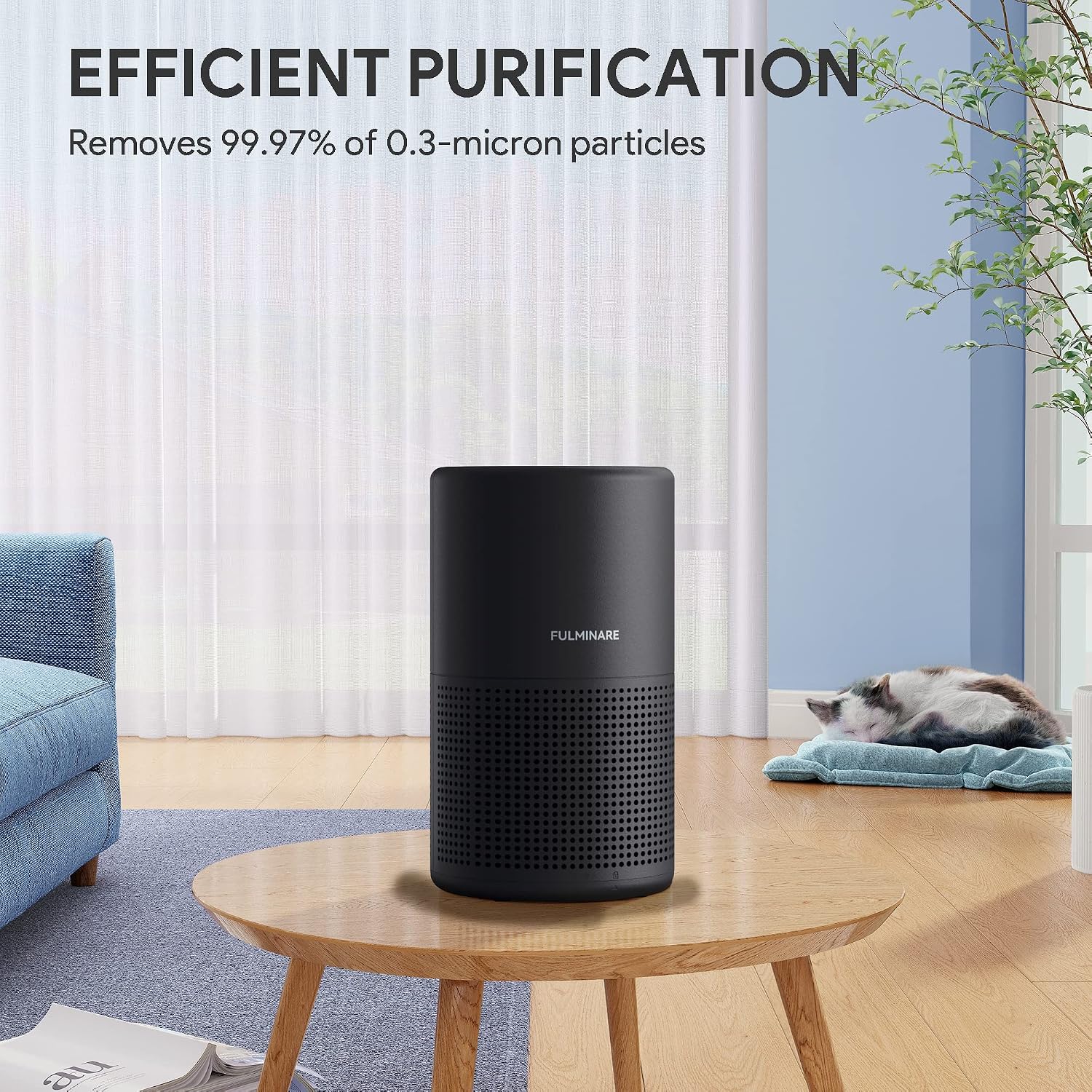 Thumbnail 6 de FULMINARE PU-P05 H13 HEPA Air Purifier with LED Night Light, 3 Speeds