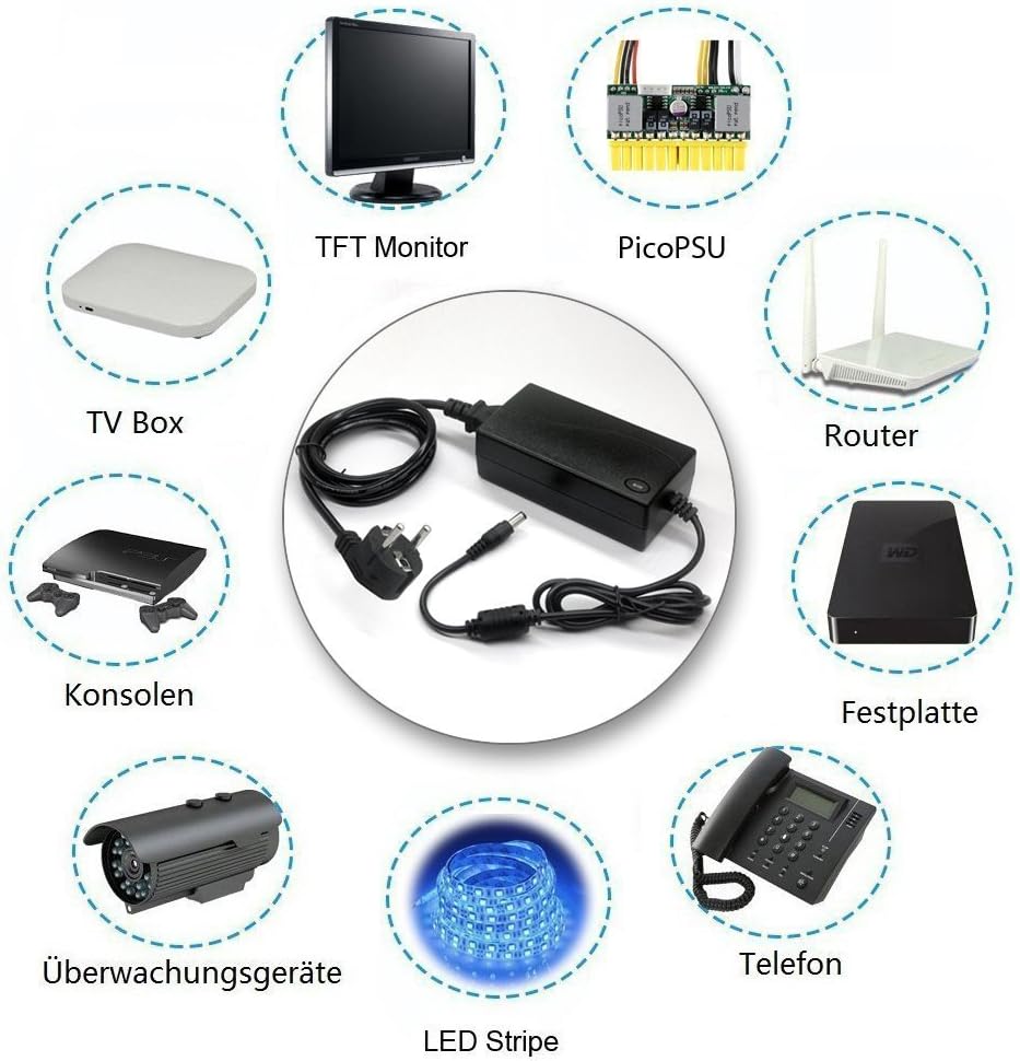 Thumbnail 6 de 24V 6A DC Power Supply Adapter