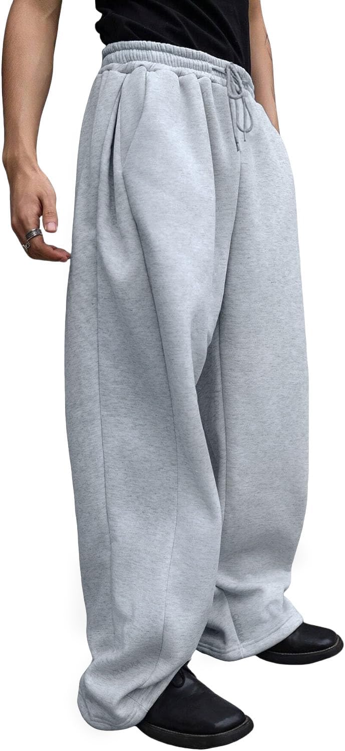 Detalle de CLOAKA Jogginghose Herren – Baumwolle, Baggy-Schnitt, elastischer Bund, Alltags- und Sportkomfort