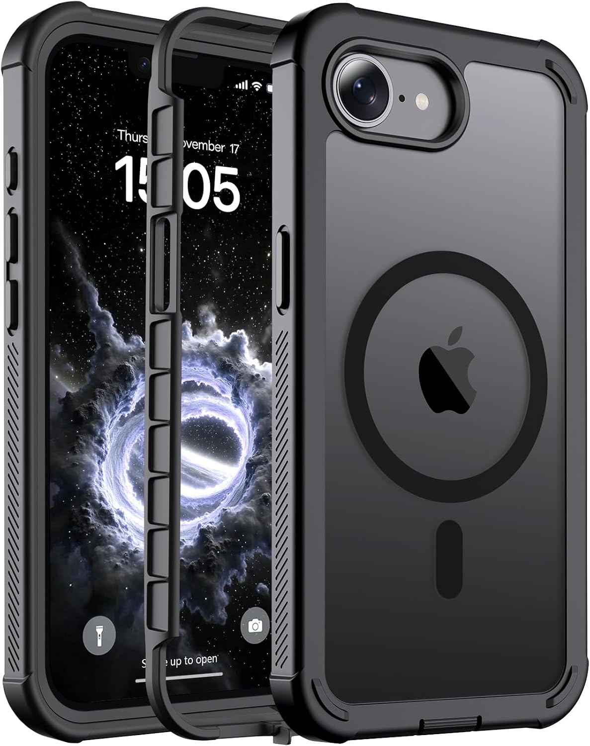 Detalle de jaroco Magnetic for iPhone 17e & 16e Case — 6.1'' Heavy-Duty MagSafe Protection