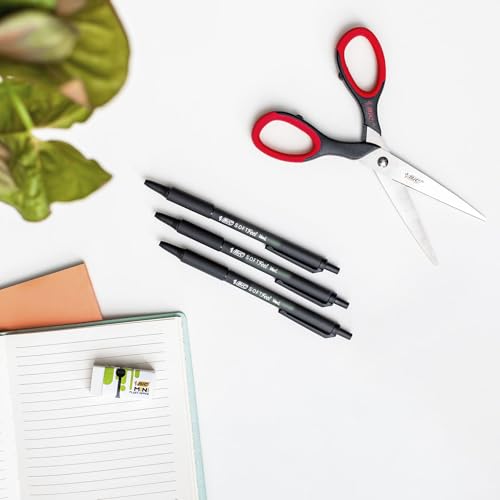 Detalle de BIC Soft FeelClic Grip: penna a sfera da 1,0 mm, confezione da 12, colore nero